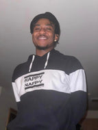 Color Blocked Happy Nappy Hoodie
